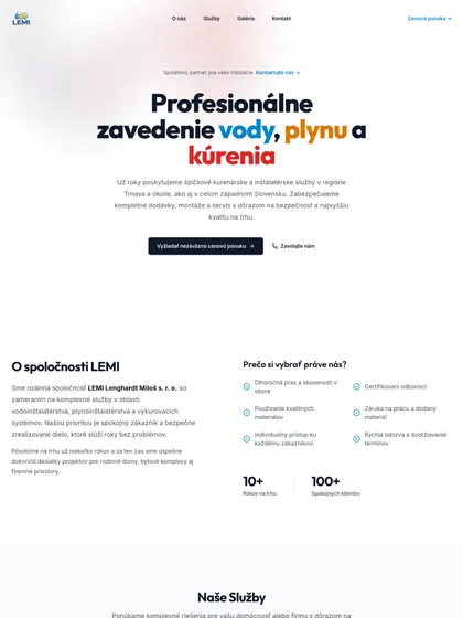 Ukážka webu Kurenienamieru.sk